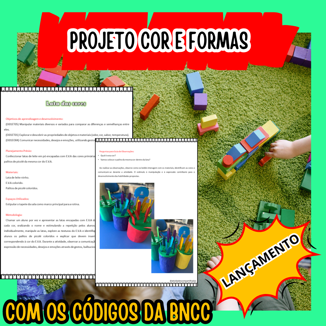 Projeto cores e formas (BERÇÁRIO)