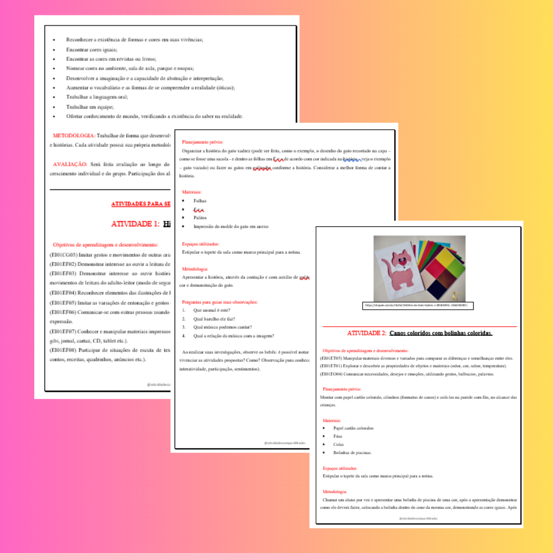 Projeto cores e formas (BERÇÁRIO) - Imagem 2