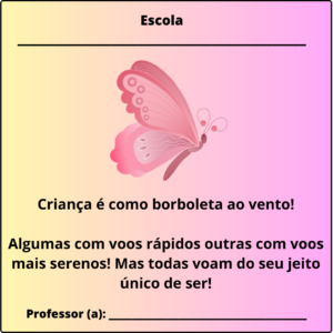 Lembrancinha dia de entrega de Parecer