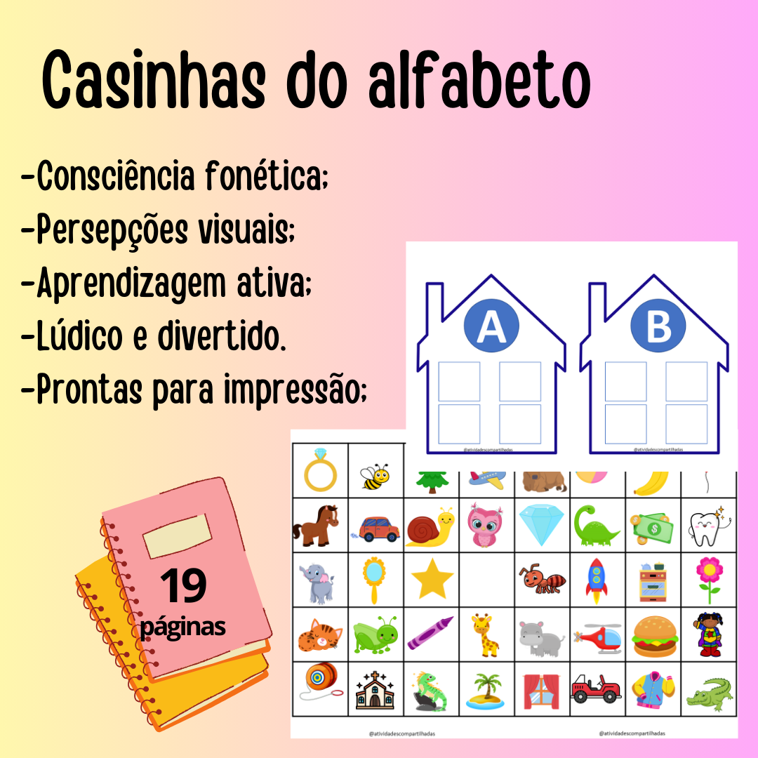 Jogo das casinhas fonéticas