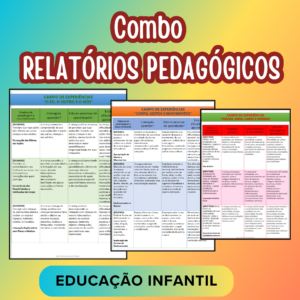 Combo Relatórios pedagógicos