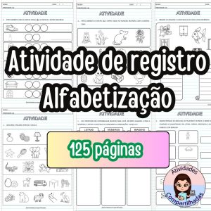 Atividades de registro-ALFABETIZAÇÃO