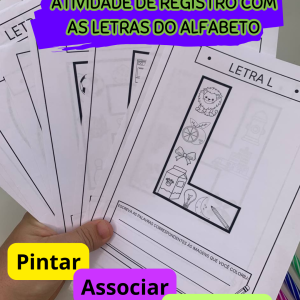 Alfabeto: desenhos e escrita