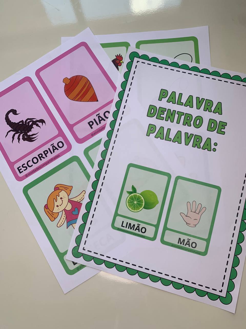 Jogo Palavra dentro de palavra – Loja Atividades compartilhadas – Por ...