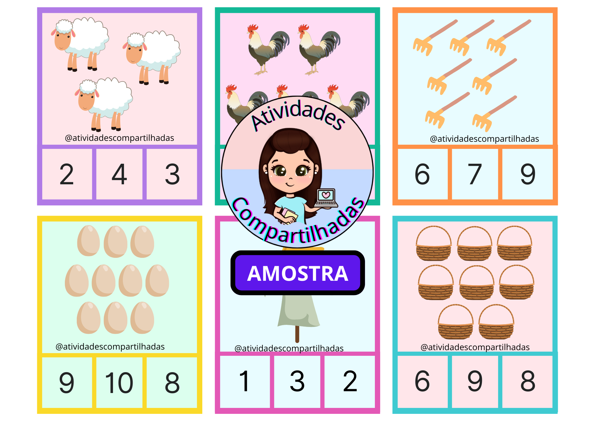 Jogo Números e quantidades - Imagem 9